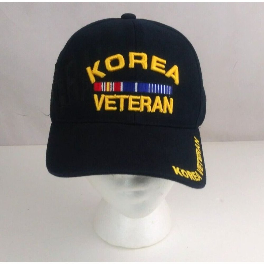 Korea Veteran Unisex Embroidered Adjustable Baseball Cap